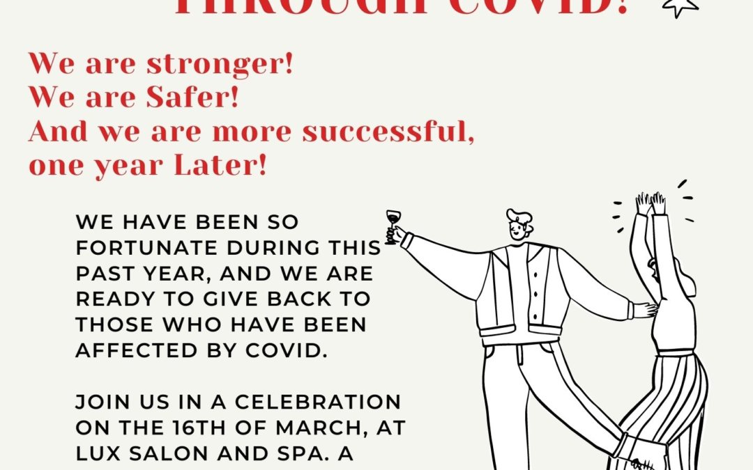 One year through Covid Fundrasing event!