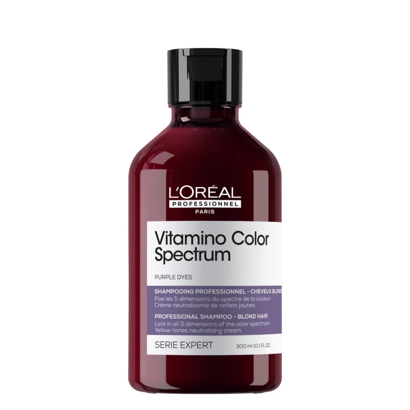 Vitamino Color Spectrum Yellow Tones Neutralizing Shampoo for Blonde hair 8.45oz