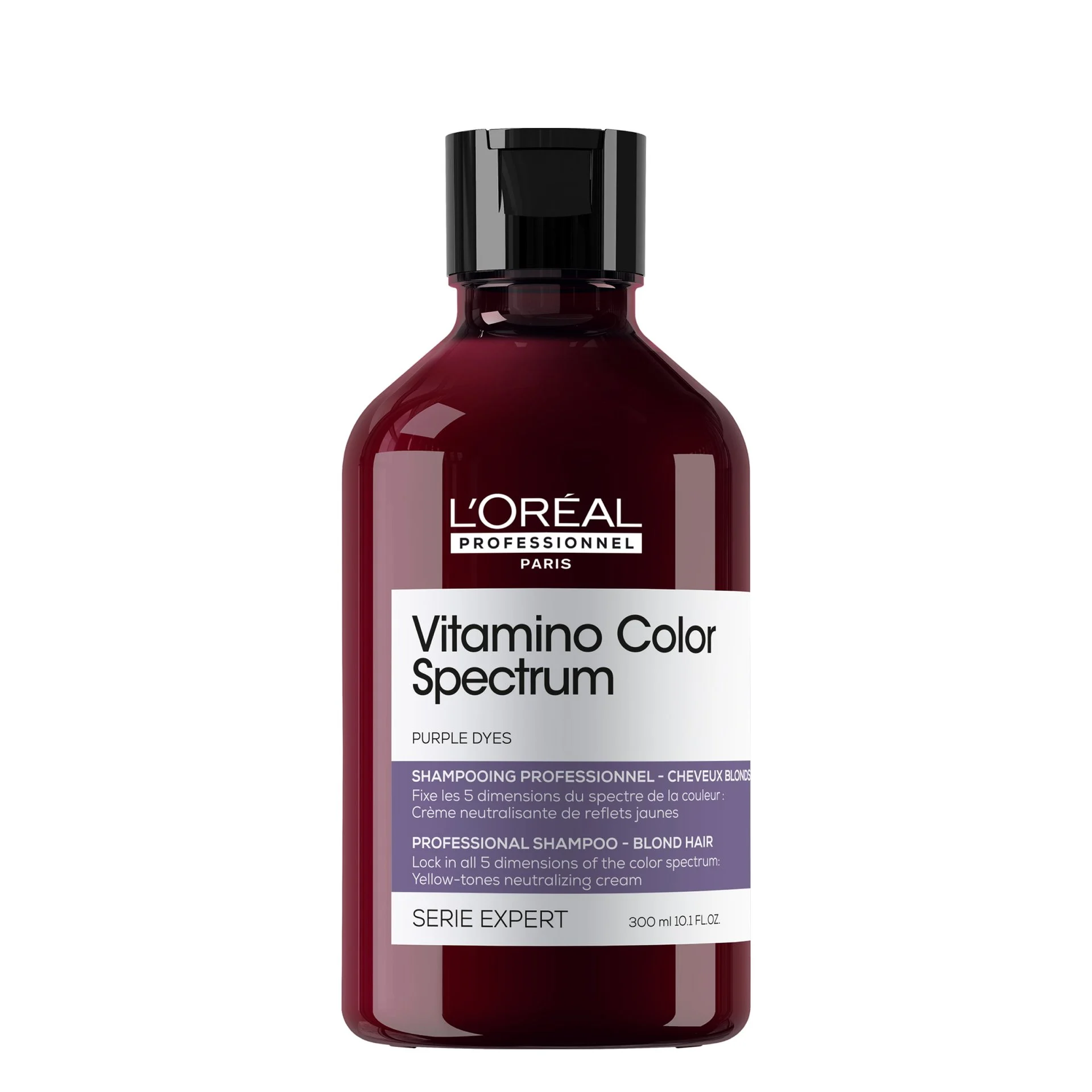 Vitamino Color Spectrum Yellow Tones Neutralizing Shampoo for Blonde hair 8.45oz